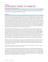 Chapter 7: Monogenic Forms of Diabetes