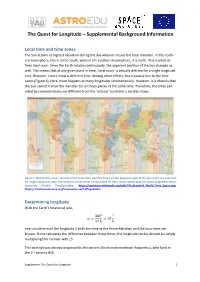 Supplemental Background Information