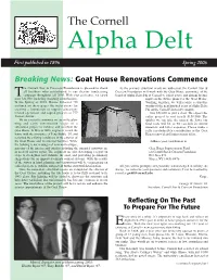 The Cornell Alpha Delt First Published in 1896 Spring 2006