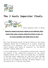 The J Hosts Superstar Finals