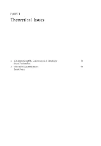 Theoretical Issues