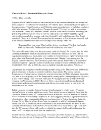 Chocorua Redux: Revisionist History of a Name