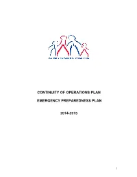 Continuity of Operations Plan Emergency