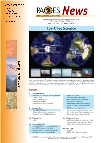 Ice Core Science