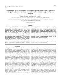 Rickets Mediates Bursicon Action and Wing Expansion 2557