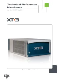 Technical Reference Hardware Version 10.05 - July 2011