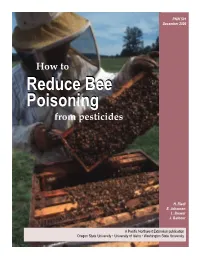 How to Reduce Bee Poisoning from Pesticides