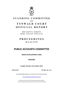 Public Accounts Committee