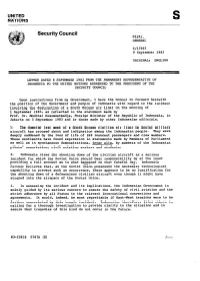 Security Council Distr
