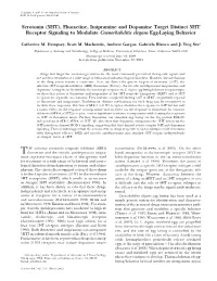 Serotonin (5HT), Fluoxetine, Imipramine and Dopamine Target Distinct 5HT Receptor Signaling to Modulate Caenorhabditis Elegans Egg-Laying Behavior