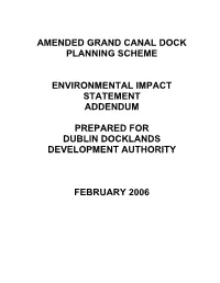 Amended Grand Canal Dock Planning Scheme