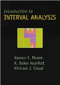 Introduction to INTERVAL ANALYSIS