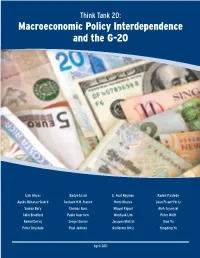 Macroeconomic Policy Interdependence and the G-20