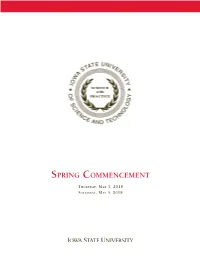 Spring Commencement