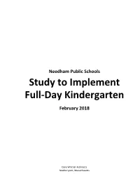 Study to Implement Full-Day Kindergarten February 2018