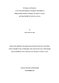 A New Materialist Reading of Steampunk Materialities in William