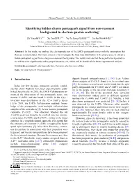 Identifying Hidden Charm Pentaquark Signal from Non-Resonant Background in Electron–Proton Scattering*