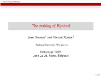 The Making of Rijndael