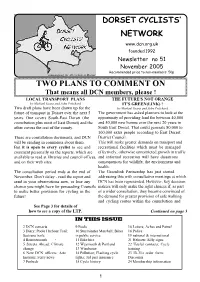 Two Plans to Comment On