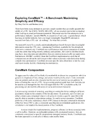 Exploring Coremark™ – a Benchmark Maximizing Simplicity and Efficacy by Shay Gal-On and Markus Levy