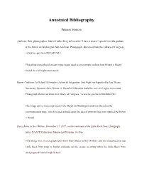 NHD Annotated Bibliography 2021
