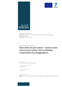 D.1.1 State of the EU Port System – Market Trends and Structure Update