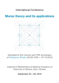 Morse Theory and Its Applications