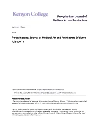 Peregrinations: Journal of Medieval Art and Architecture