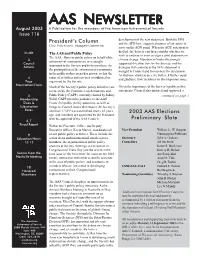 Aas Newsletter