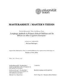 Masterarbeit / Master's Thesis