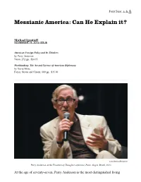 Messianic America: Can He Explain It?