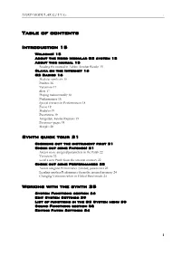 Nord Modular G2 English User Manual V1.4 Edition 1.4X.Pdf