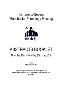 27Mfm Abstracts Booklet