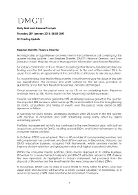 Daily Mail and General Trust Plc