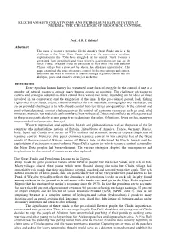 ELECHI AMADI's GREAT PONDS and PETROLEUM EXPLOITATION in NIGERIA: the CHALLENGE of RESOURCE CONTROL Abstract