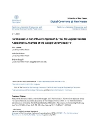 Forensicast: a Non-Intrusive Approach & Tool for Logical Forensic