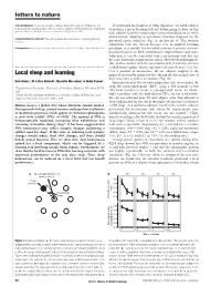Local Sleep and Learning Imposed Rotation by Progressively Reducing the Directional Error Of