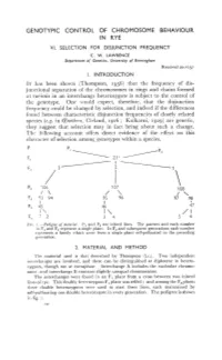 (Thompson, 1956) That the Frequency of Dis- the Genotype. One