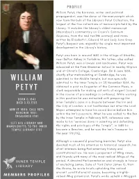 William Petyt Profile
