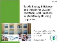 Best Practices in Multifamily Housing Upgrades