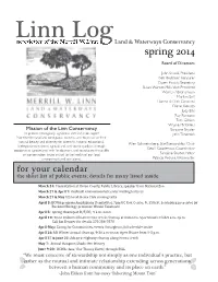 Linnlog Spring 2014.Indd