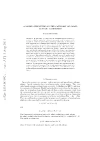 A Model Structure on the Category of Small Acyclic Categories