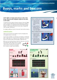 Buoys, Marks and Beacons Fact Sheet