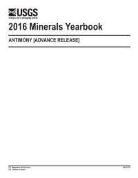 Antimony 2016