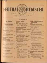 FEDERAL REGISTER \ 1934 ^ VOLUME 29 ■ on I T Ï D ^ NUMBER 137
