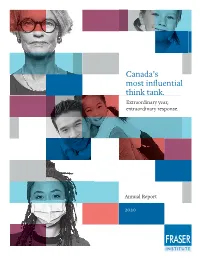 Fraser Institute 2020 Annual Report