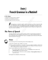 French Grammar in a Nutshell