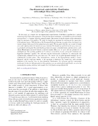 One-Dimensional Semirelativistic Hamiltonian with Multiple Dirac Delta Potentials