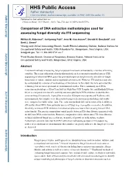 Comparison of DNA Extraction Methodologies Used for Assessing Fungal Diversity Via ITS Sequencing