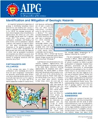 Identification and Mitigation of Geologic Hazards